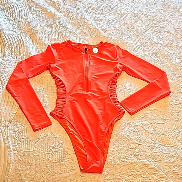 New orange swimsuit - Picture 1 of 2